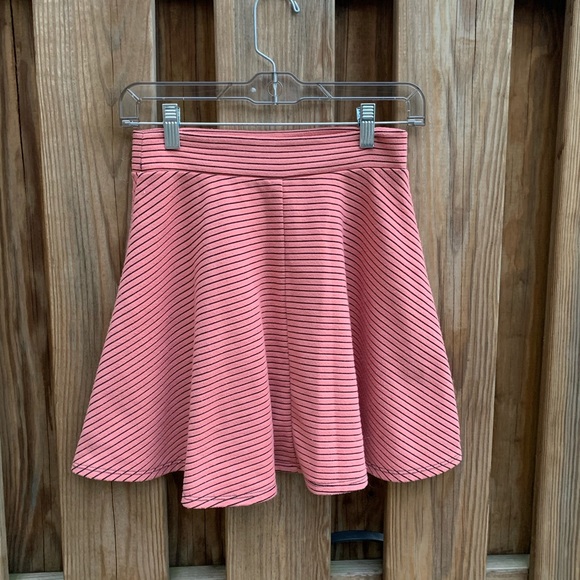 Xhilaration Striped Skater Miniskirt - Picture 4 of 5
